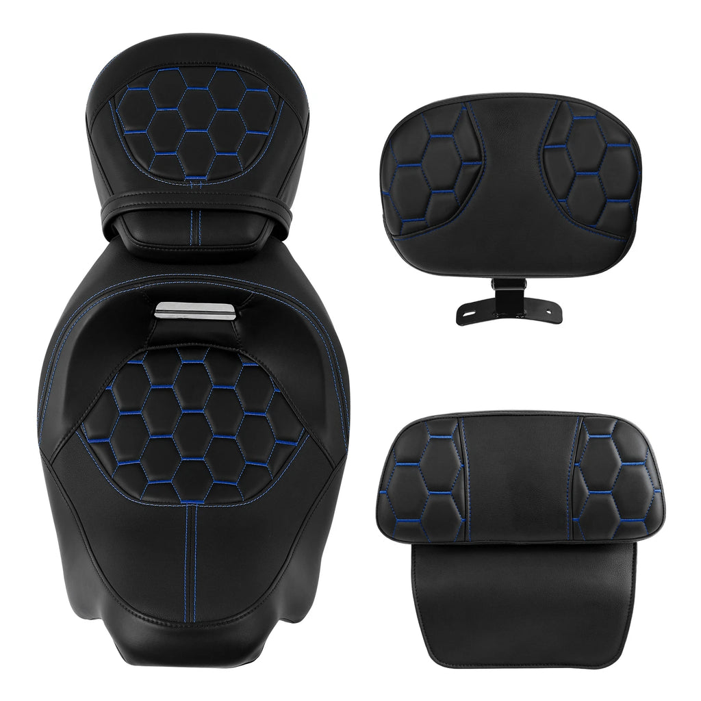 Passenger Seat Backrest Pad for Harley Electra Glide (2014–2023)