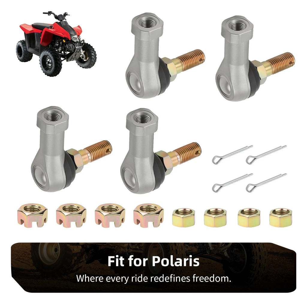 Set of 2 Tie Rod Ends for Polaris Trail Boss 250 350L Big Boss Trail Blazer 250