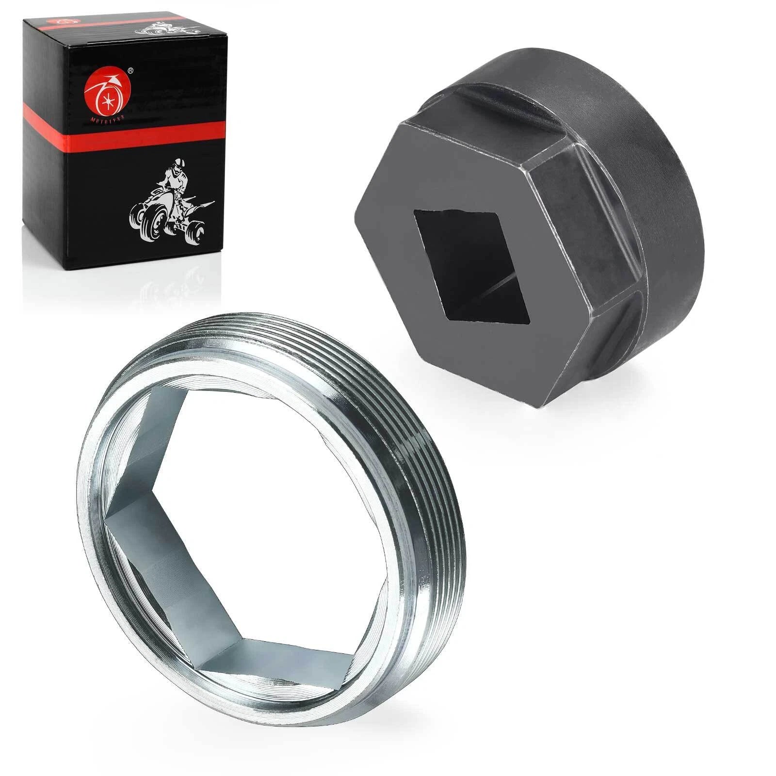Steering Stem Bearing Holder Nut Kit for Yamaha Banshee Warrior Raptor Bruin 350 (1997–2006)