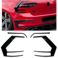 Black Rear Taillight Cover for VW Golf 7 GTD Mk7 (2013–2016)