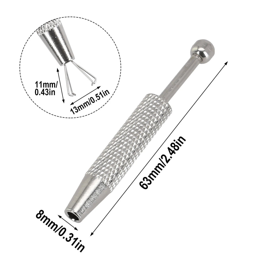 4 Jaw Diamond Claw Tweezers for Gem Piercing