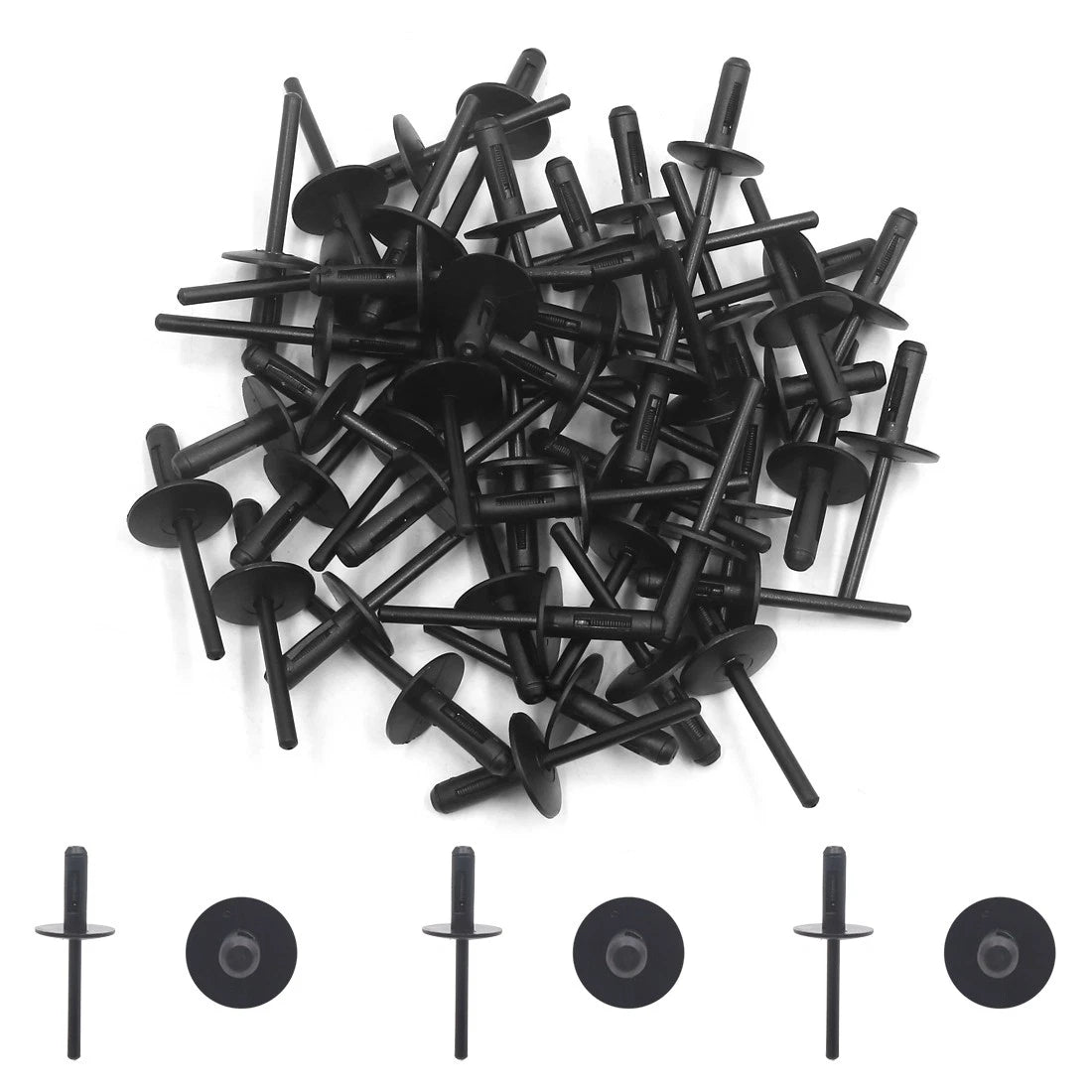 Plastic Rivets 6mm Hole Replacement Set for BMW Door Bumper (2000–2025)