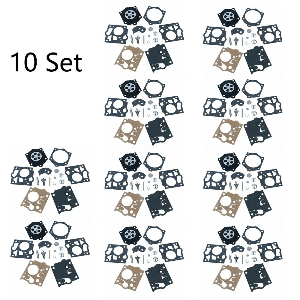 Set of 10 Carburetor Repair Kits for K10-SDC Chainsaw (MCCULLOCH, Homelite, Echo)