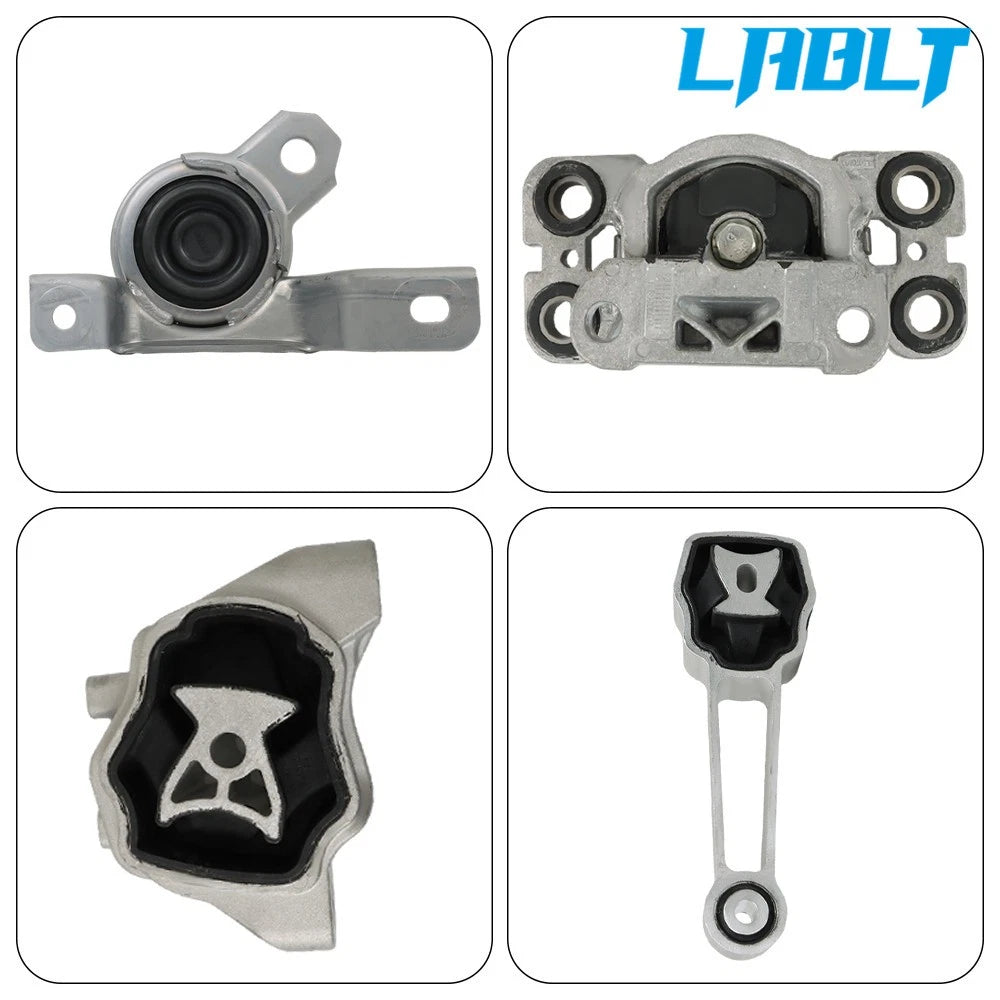 4X Engine Motor Trans Mount Set for Land Rover Range Rover Evoque 2012–2016