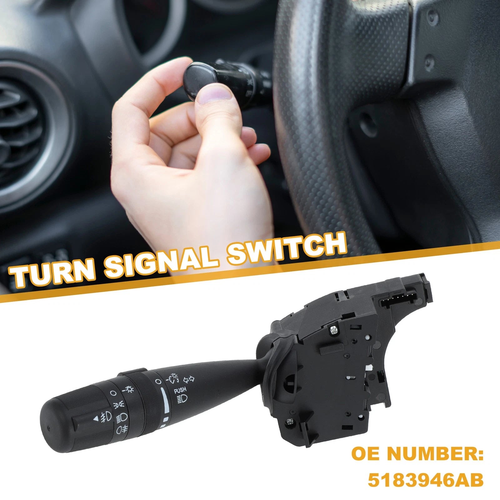 Turn Signal Switch Lever for Dodge Avenger Caliber Journey (2008–2020)