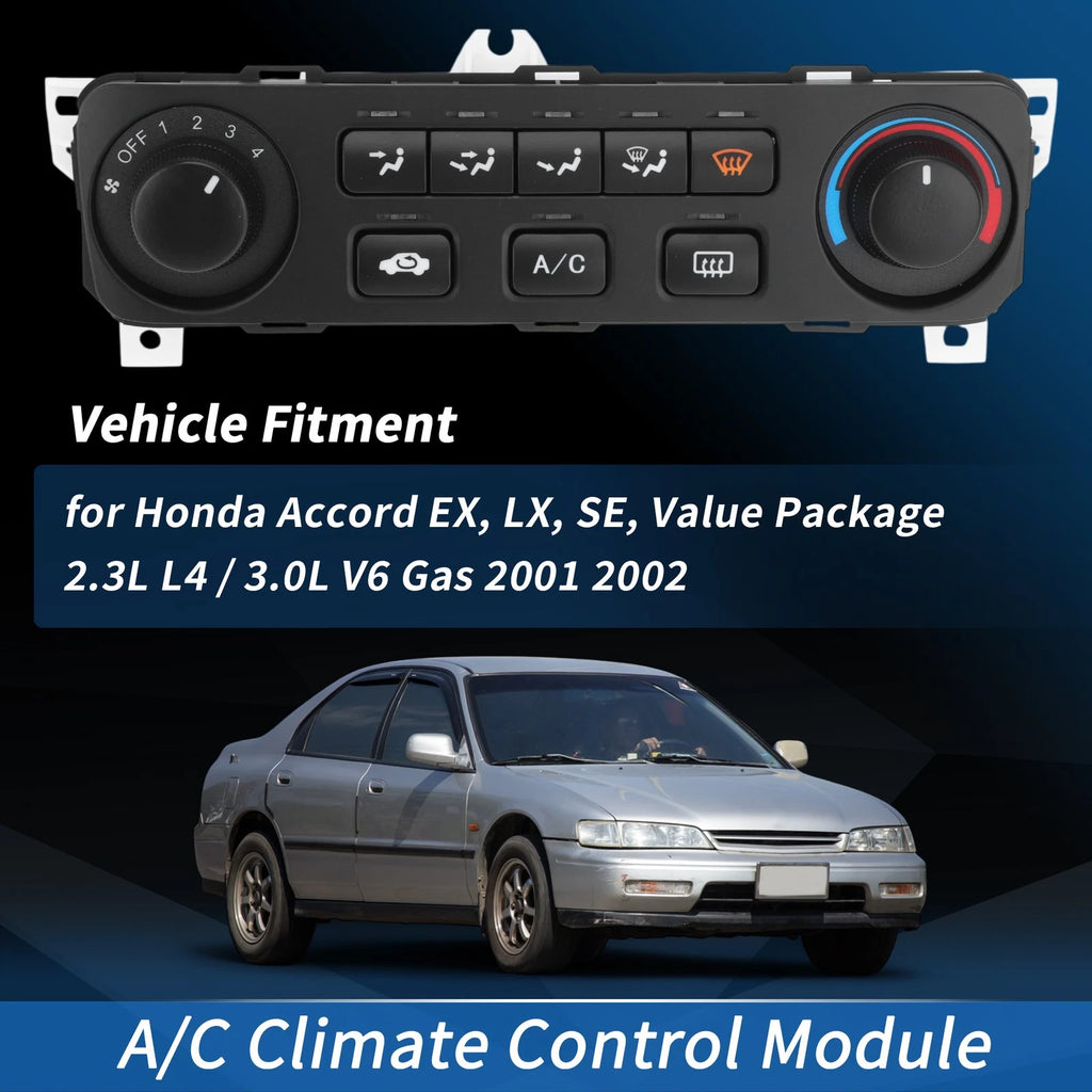 A/C Heater Climate Control Module for Honda Accord (2001–2002)