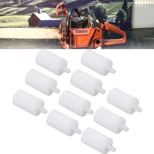 10Pcs Fuel Filter for Husqvarna 445 450 460 390XP (591375401, 503443201)