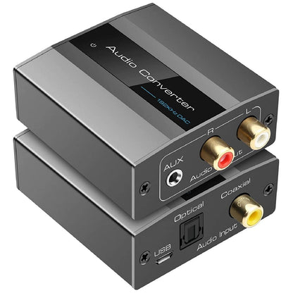 PCM Digital Audio to Analog Audio Converter 192KHz DAC Adapter