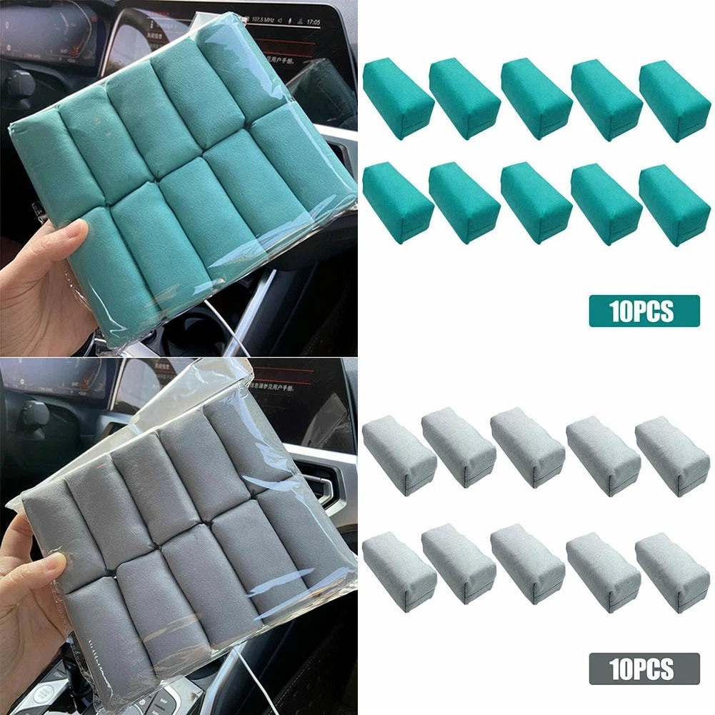 10Pcs Suede Sponge Applicator for Ceramic Coating