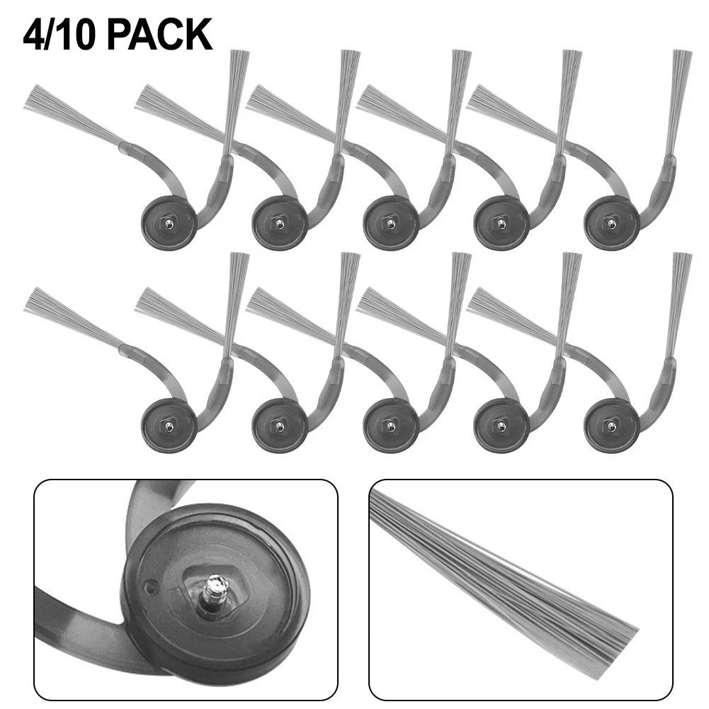 4 Pack Side Brushes for Roborock S10 MaxV Ultra (2021–2023)