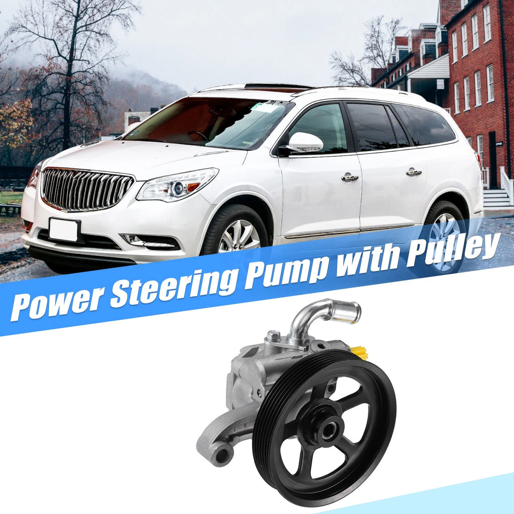 Power Steering Pump with Pulley Replacement for Chevy Traverse (2009–2017)