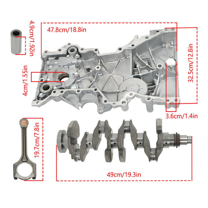 Engine Rebuild Kit for Kia Soul (2014–2019) 2.0L - Crankshaft, Con Rods, Timing