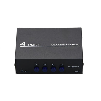 4-Port VGA Switch Video Selector for