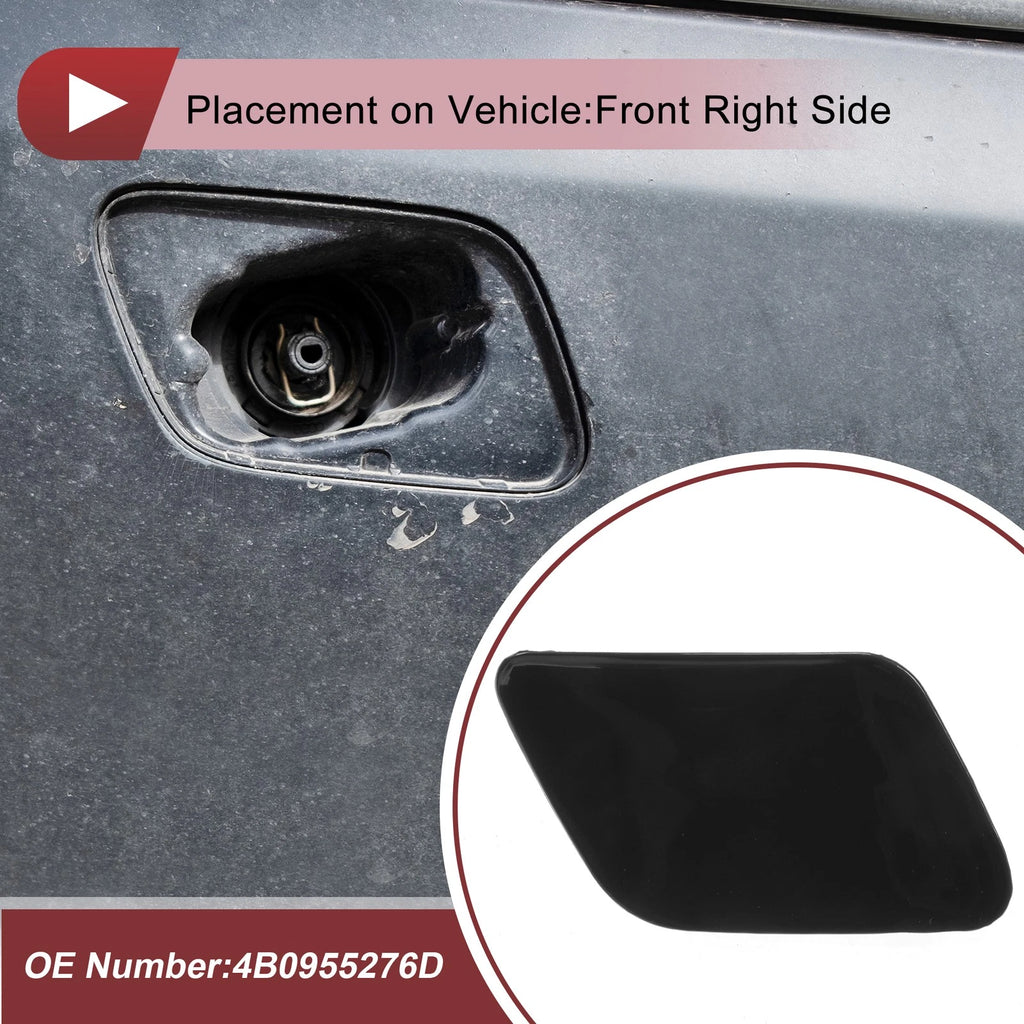 Front Right Washer Nozzle Cover Cap Replacement for Audi A6 C5 (2001–2005)