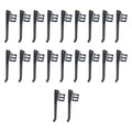 20 Pack Flashlight Pocket Clips for Pens (Rust Resistant Steel)