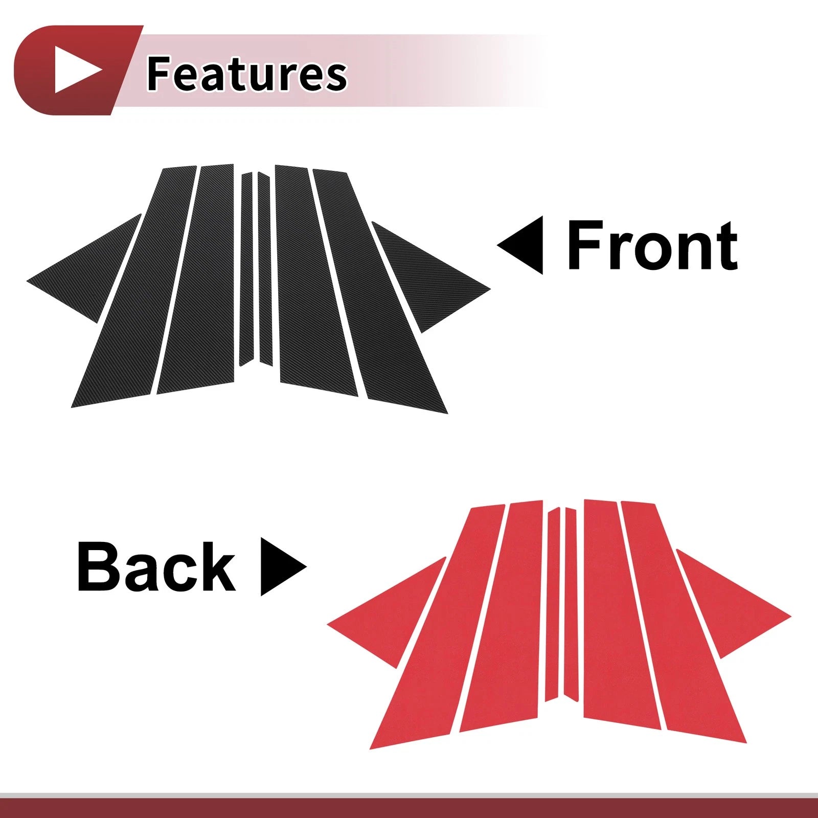 Door Pillar Window Trim Replacement for BMW 2-Series Wagon (2016–2019)