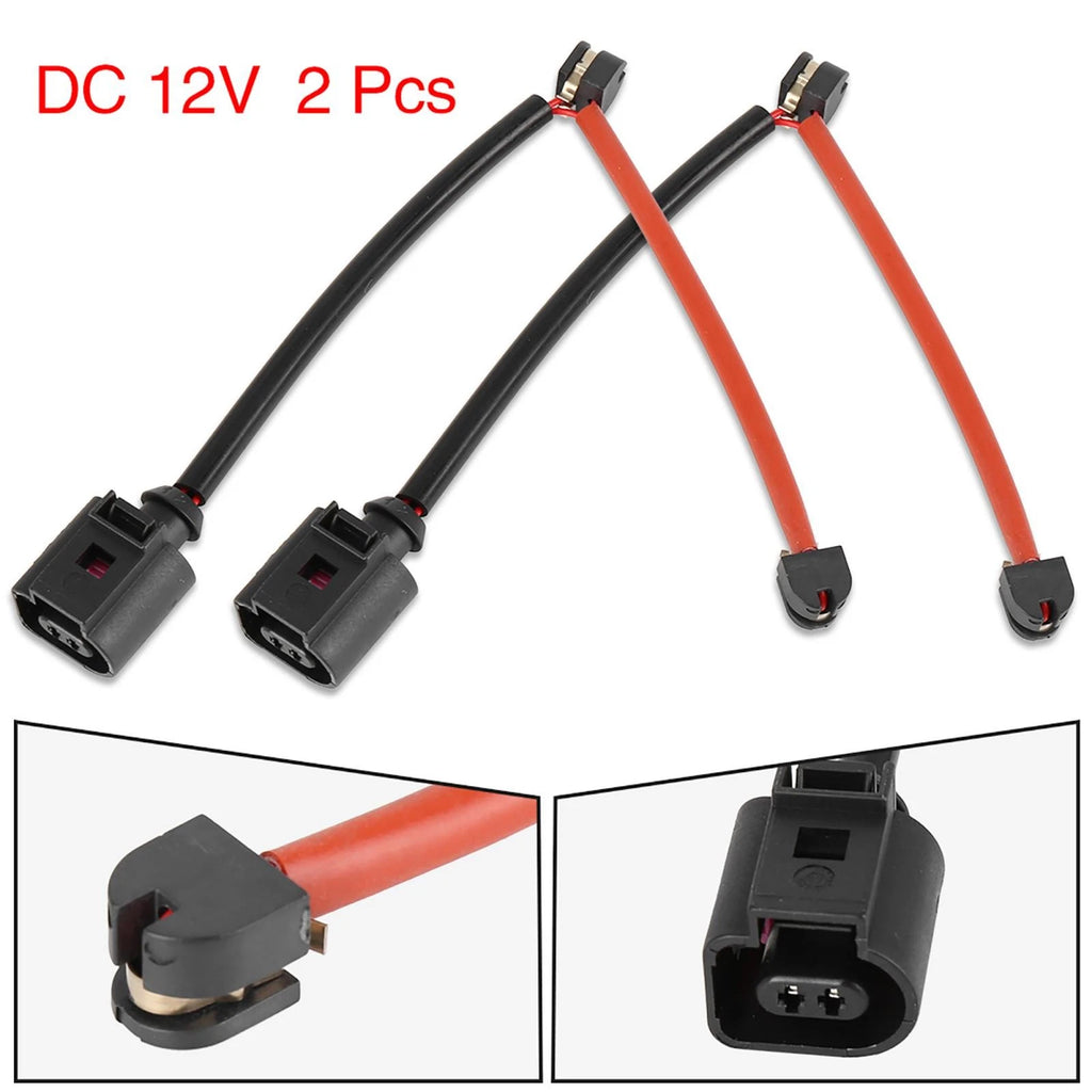 2 Piece Rear Brake Pad Electronic Wear Sensor for Audi Q7 (2007–2015)