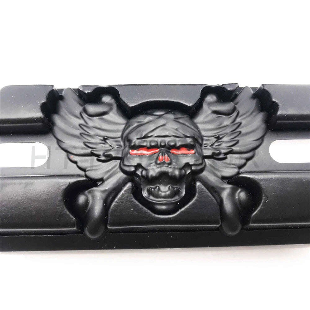 Black Zombie Wing Footpegs for Harley-Davidson