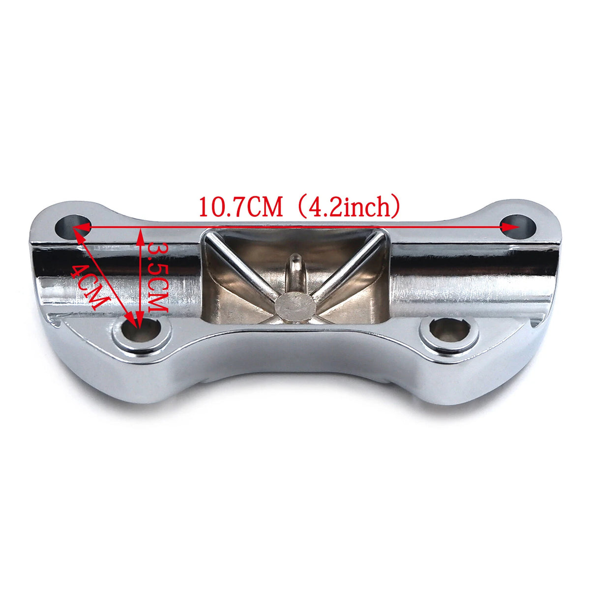 Chrome Handlebar Riser Clamp for Harley Sportster 883, Dyna Super Glide