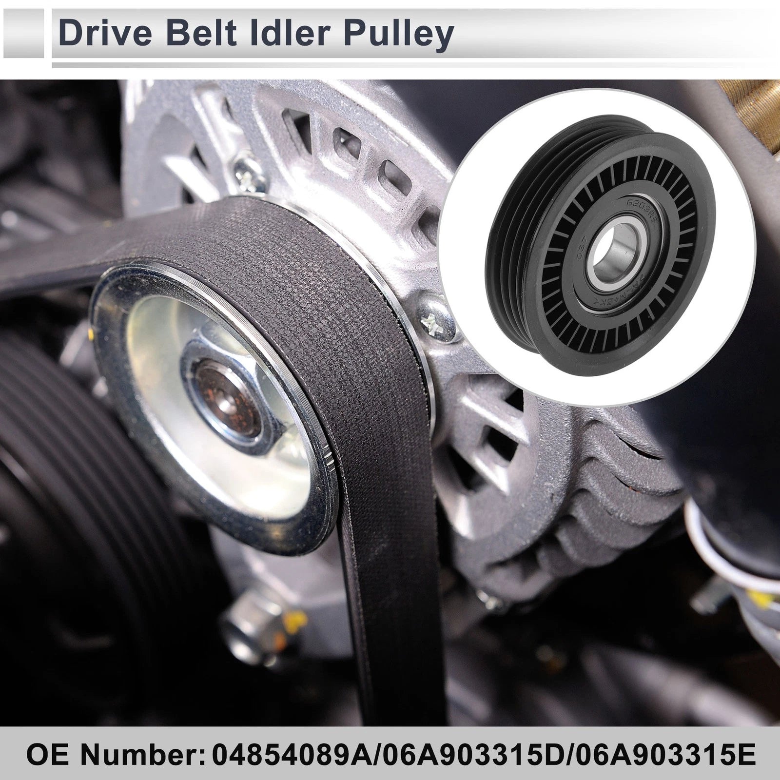 Serpentine Belt Idler Pulley Replacement for Audi A3 (2006–2013)