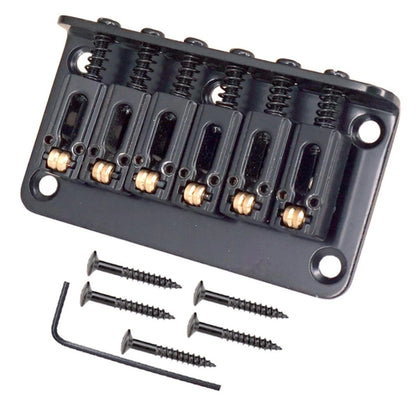 6 String Roller Saddle Hardtail Bridge for Electric Guitar B