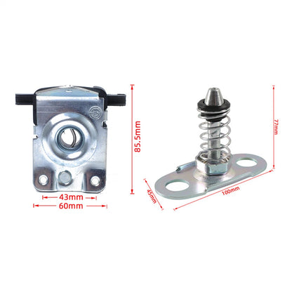 2X Hood Catch Lock Kit for BMW E39 E46 E53 (1995–2006) 51238229807 51238203859