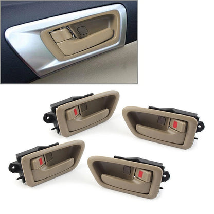 4X Interior Door Handle Beige for Toyota Camry (1997–2001)