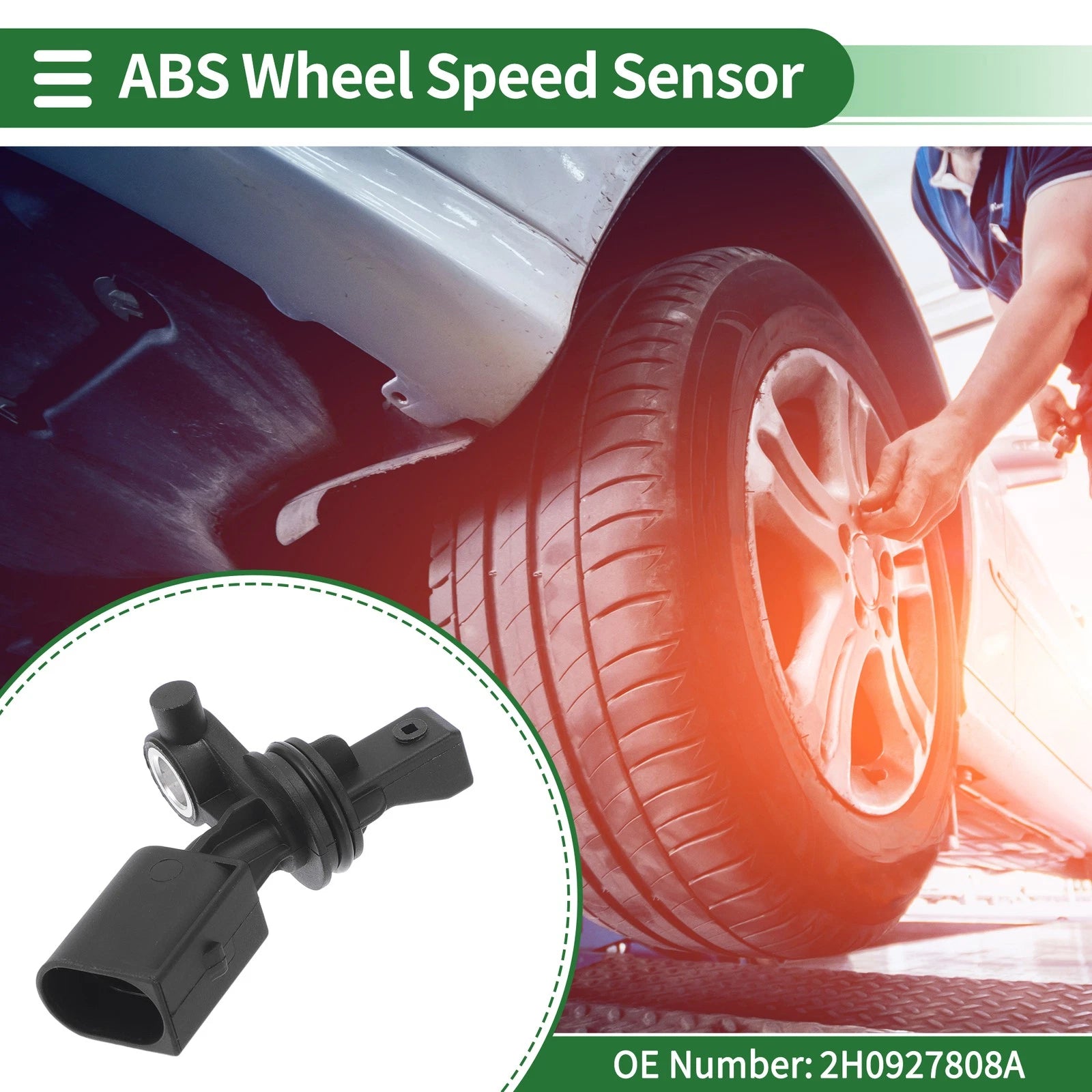 ABS Wheel Speed Sensor Replacement for Audi A3 Left Rear (1998–2001)
