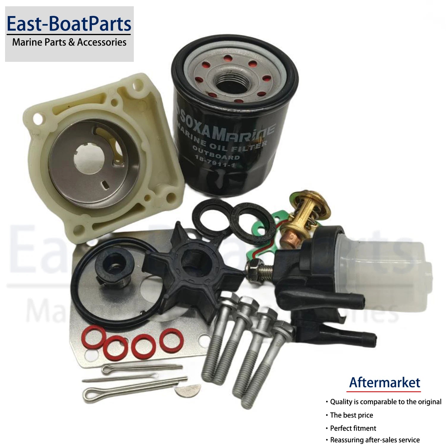 Service Parts Kit for Yamaha Outboard 20 25HP (F20A F25A F25D)