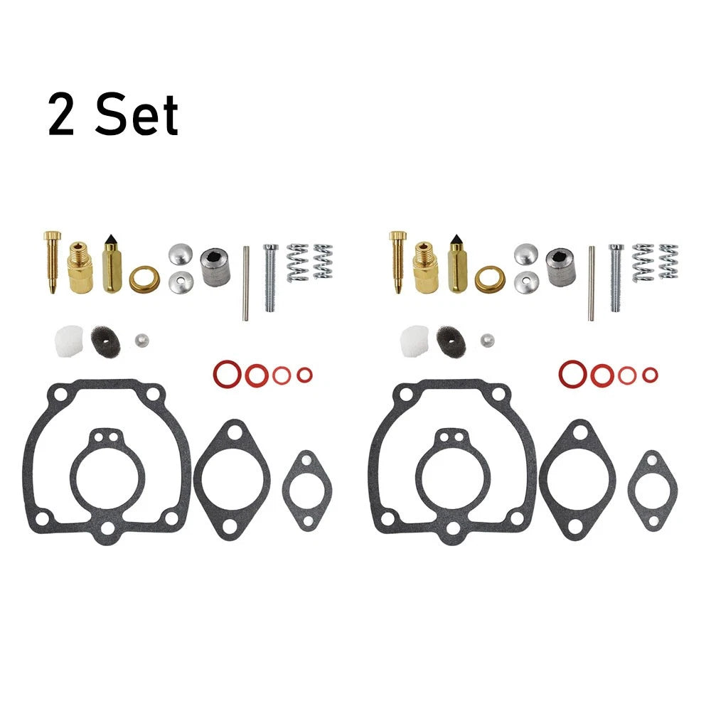 Set of 2 Carburetor Gasket Repair Kit for IH Farmall Super H M W4 O4 W6 O6