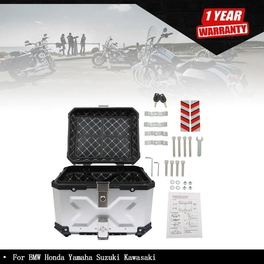 45L Waterproof Top Case Tail Box for Motorcycle