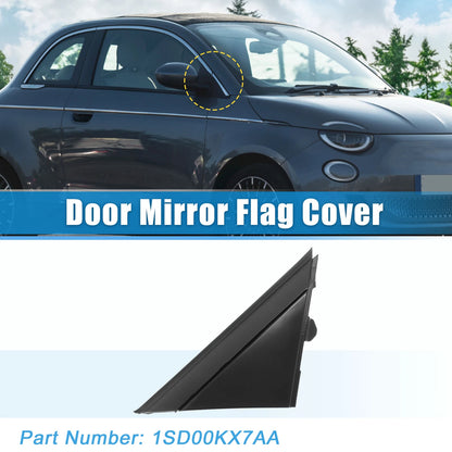 Right Side Mirror Flag Triangle Cover 1SD00KX7AA for Fiat