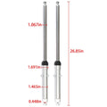 27" Front Fork Tubes for Honda CG125 CT90 CT110