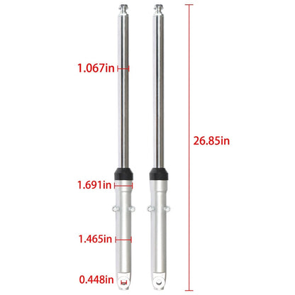 27" Front Fork Tubes for Honda CG125 CT90 CT110