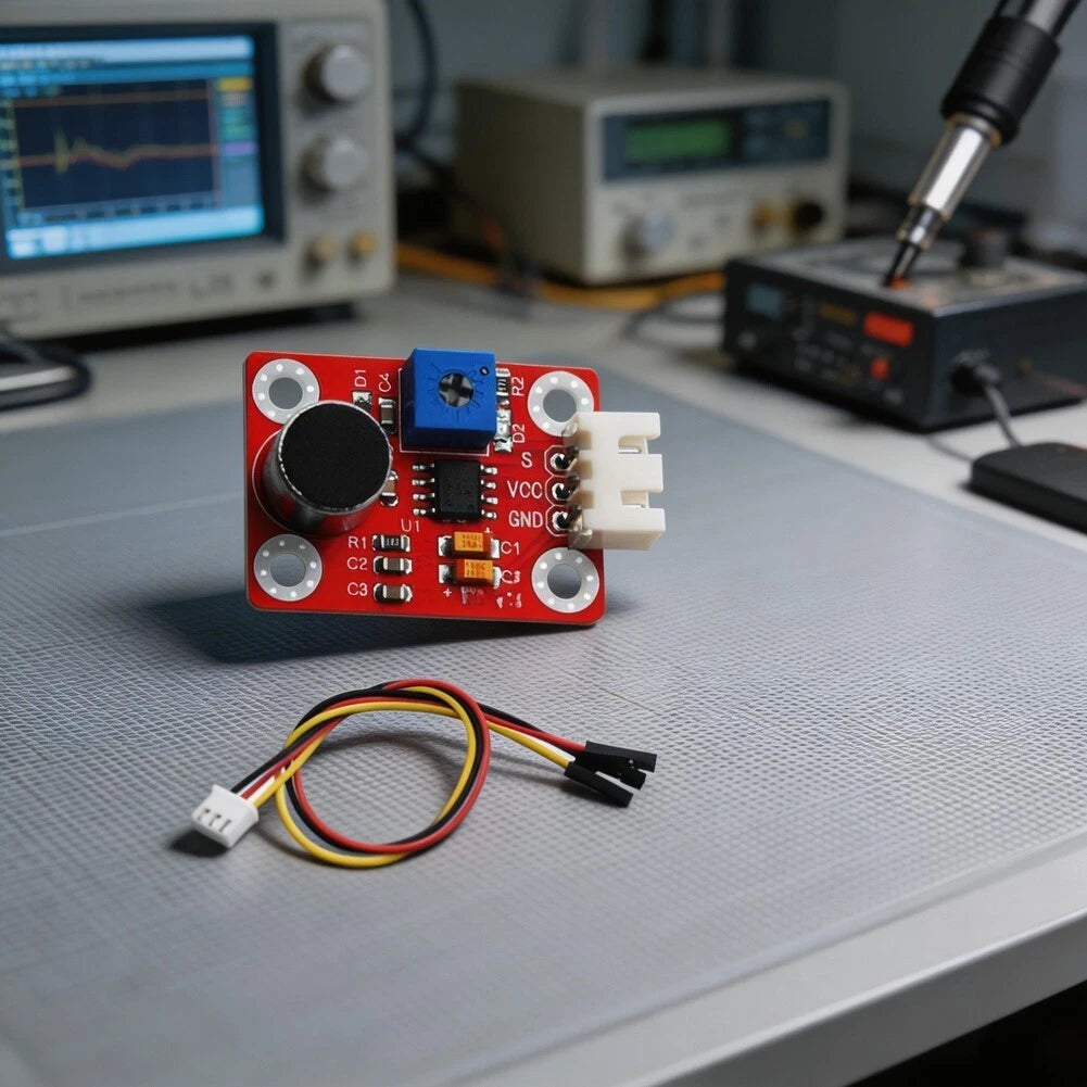 Audio Sensor for Arduino-Compatible (Pin Header, Terminal Block I/O)