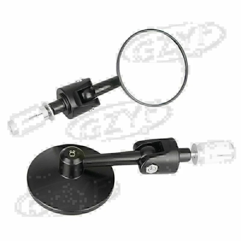 7/8'' Round Rear View Handlebar Mirrors for Honda Suzuki Kawasaki (Universal)