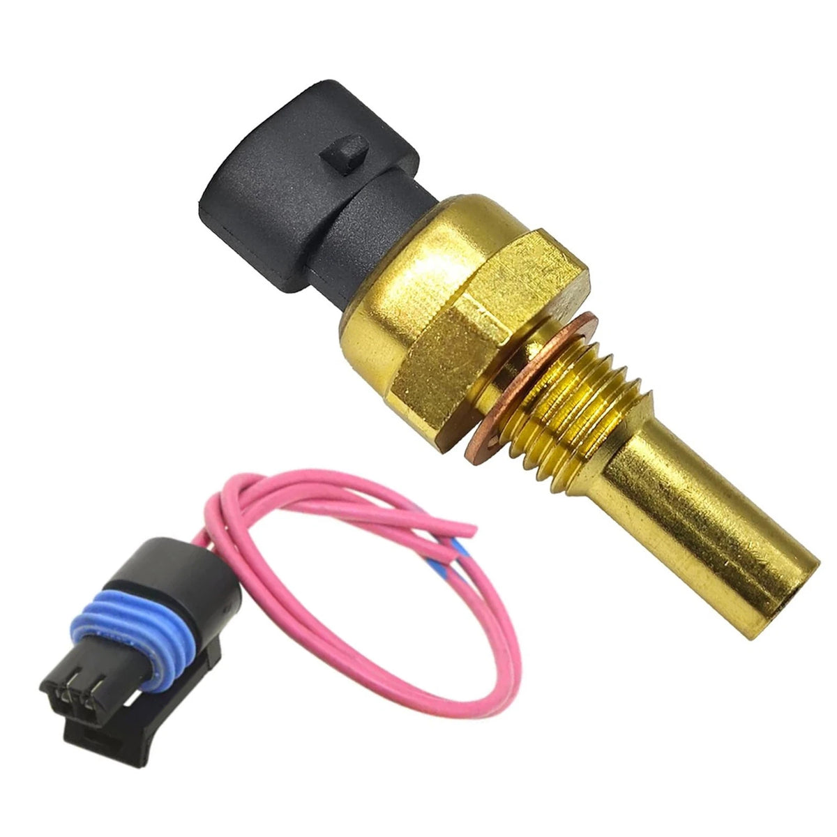 Coolant Temperature Sensor with Connector for Chevy GMC Cadillac Buick (OEM 213-4514)