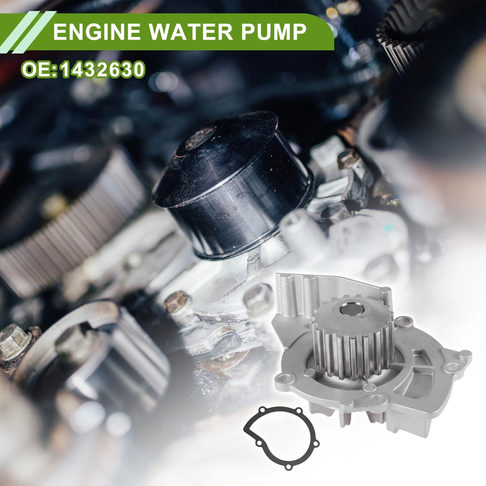 Engine Water Pump for Citroen C4 (2004–2013) No. 1432630 Cooling Pump