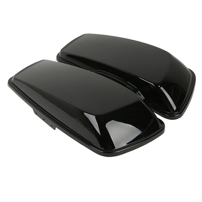Painted Black Hard Saddlebag Lids for Harley Touring Electra Glide (2014–2024)