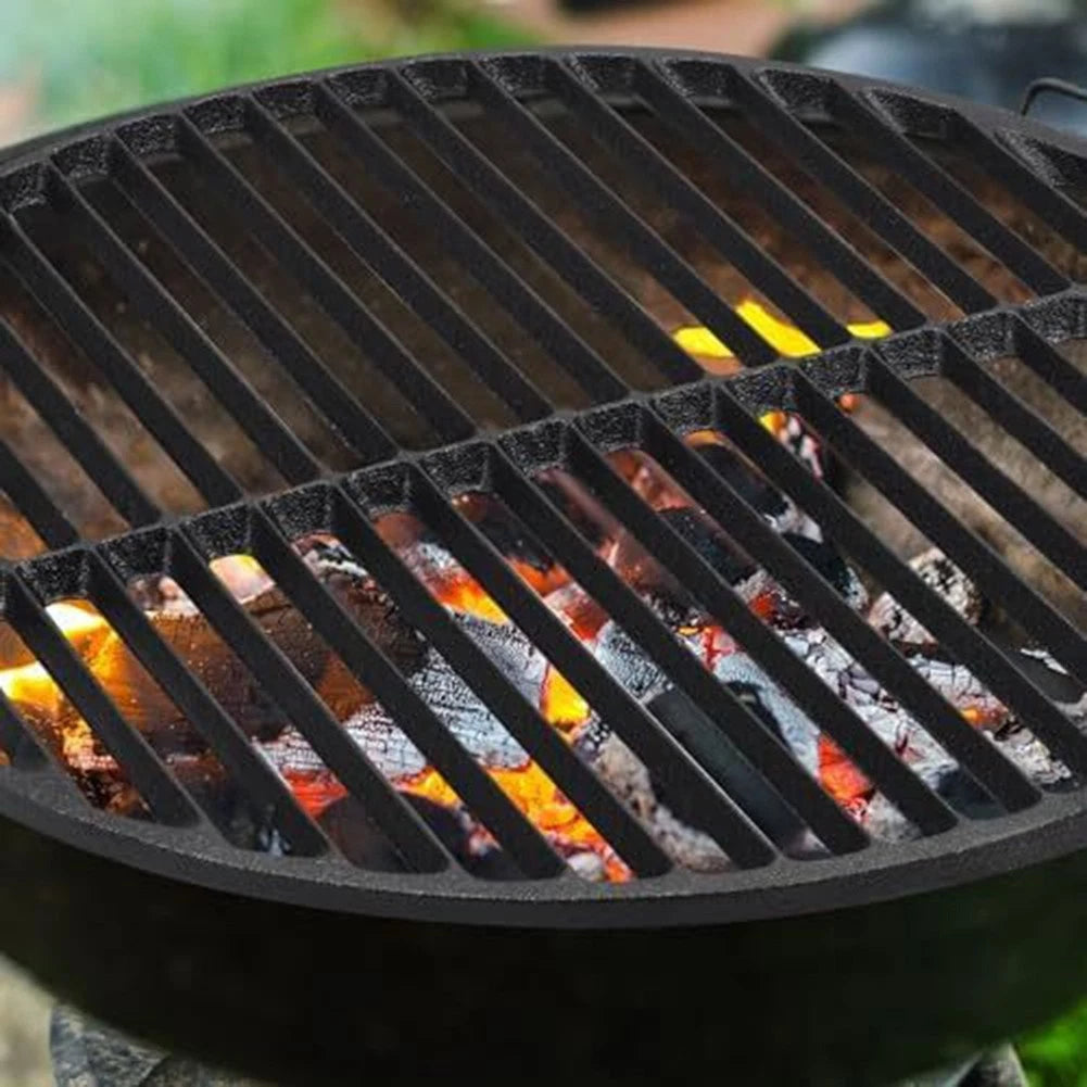 Heavy Duty Cast Iron Round Grill Mesh for BBQ Meat
