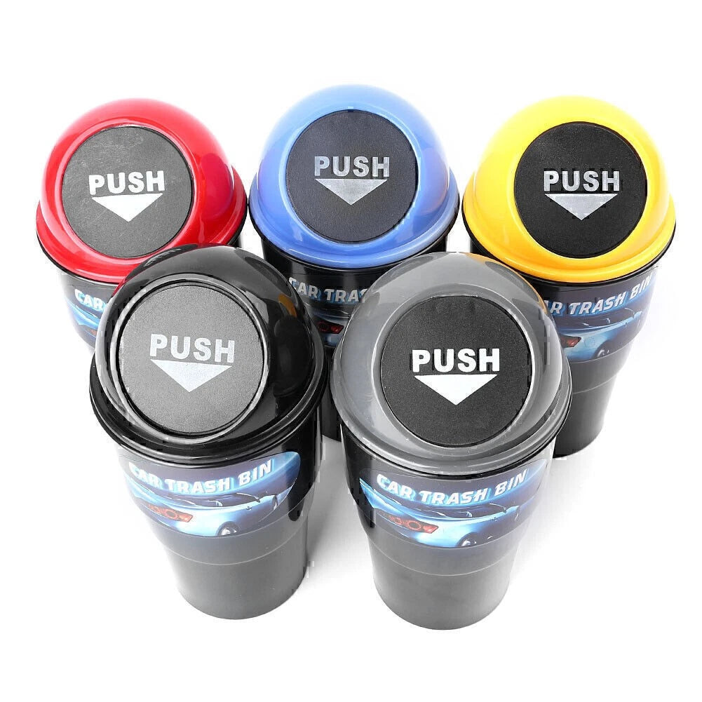 Mini Vehicle Auto Car Garbage Dust Case Holder Box Bin Trash Rubbish Can GZ