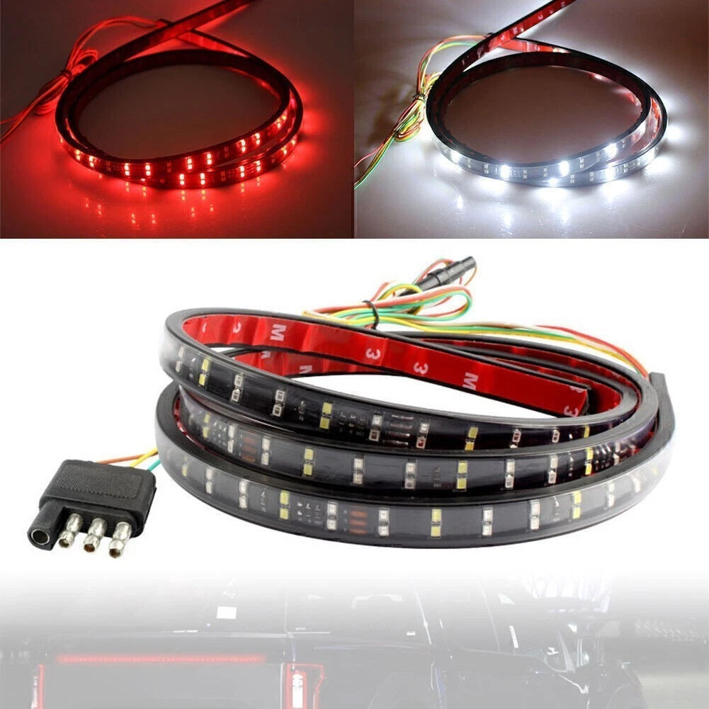 60" 3 Row LED Strip Tailgate Light Bar for Trucks (Fits )
