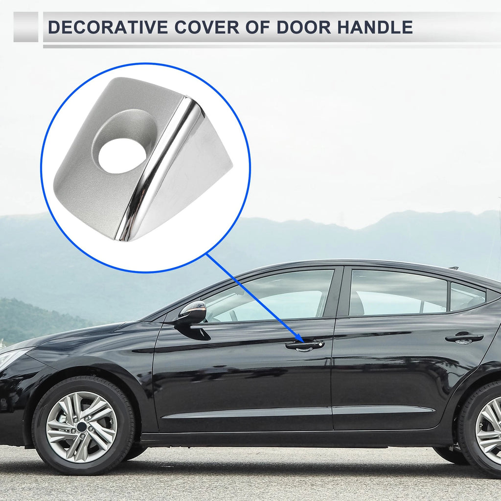 Front Left Door Handle Cover Lock Cap Replacement for Audi Q5 (2013–2017)