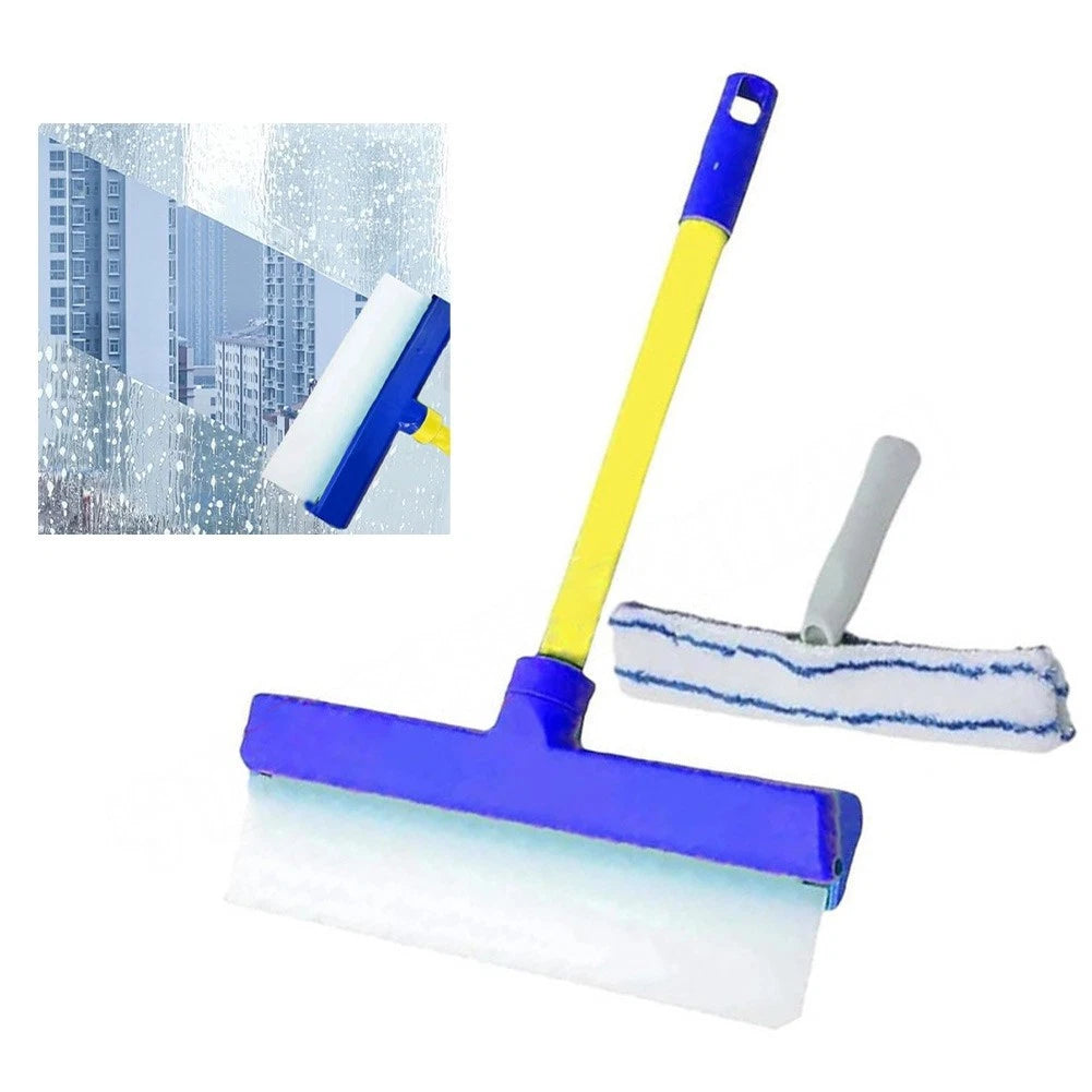 Ultrafine Fiber Cloth Window Squeegee Kit for Wider Cleaning Coverage