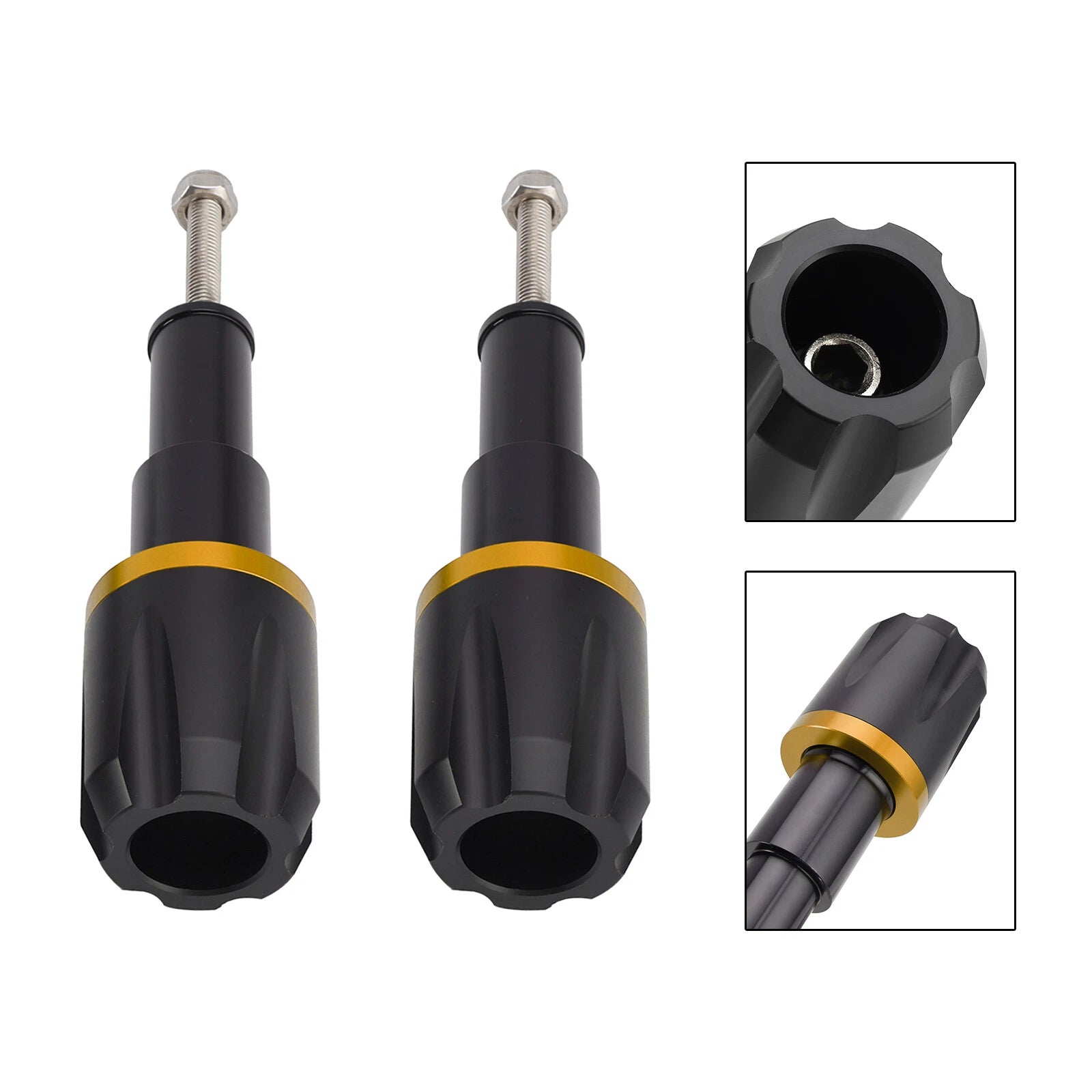 Crash Bobbin Protector Slider for Honda Rebel CMX500 (2017–2021) - Aluminum Gold