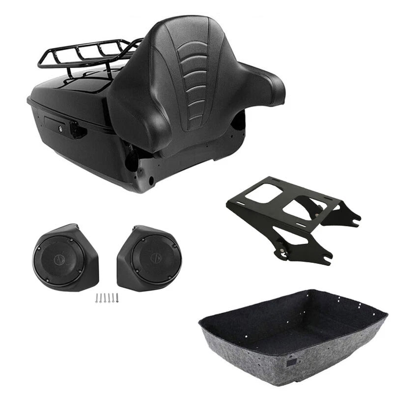 Trunk Rack Backrest Speakers for Harley CVO Road Glide (2014–2026)