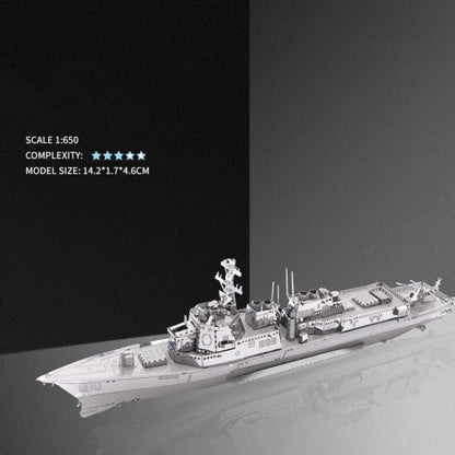 1:650 Arleigh Burke Class Destroyer DIY Model Building Puzzle