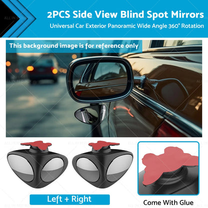 2X Panoramic Door Side Rear View Mirror for Toyota