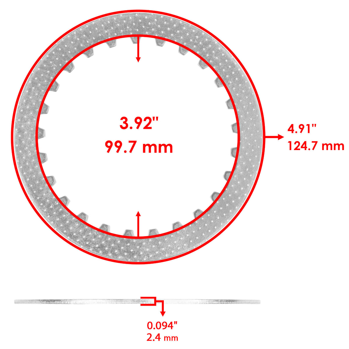 Clutch Friction Plates and Gasket Kit Replacement for Honda CBR900RR (1993–1995)