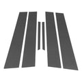 Door Pillar Window Trim 6 Pcs for Toyota Mark X 130 (2005–2009)